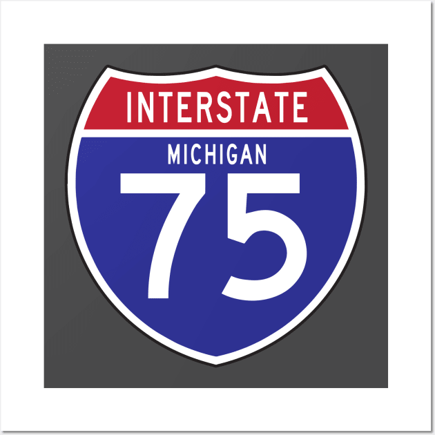 I75 Michigan - 2-sided Wall Art by SchaubDesign